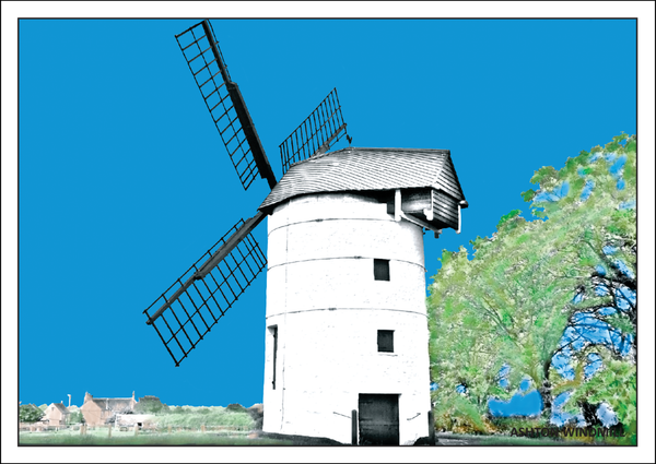 Ashton Windmill Postcard