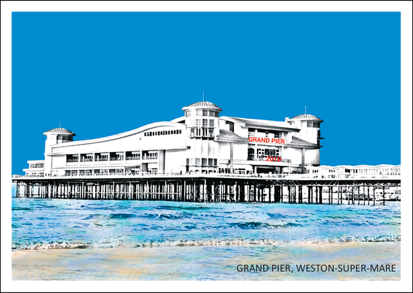 The Grand Pier, Weston-Super-Mare Postcard