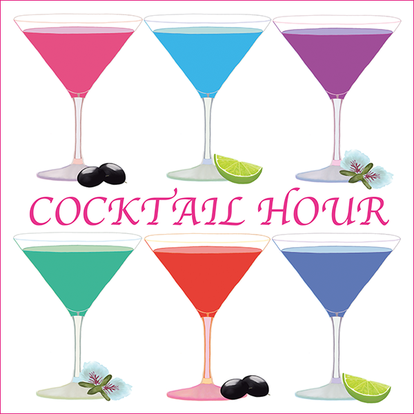 Cocktail Hour Greeting Card