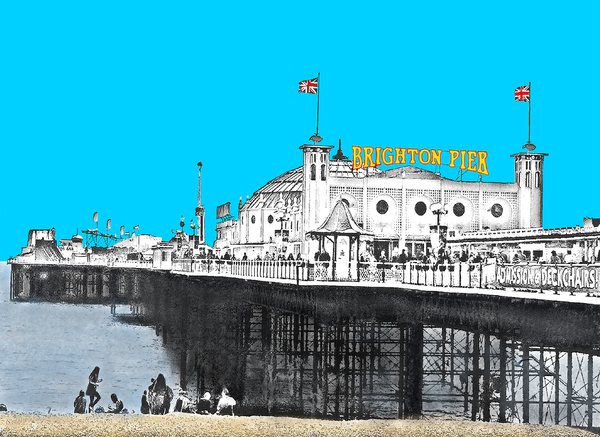 Brighton Palace Pier Greetings Card