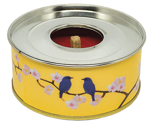 The Outdoor Candle - Japanese Blossom and Blue Birds